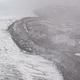 Ice recedes from a glacier near Kangerlussuaq, Greenland.